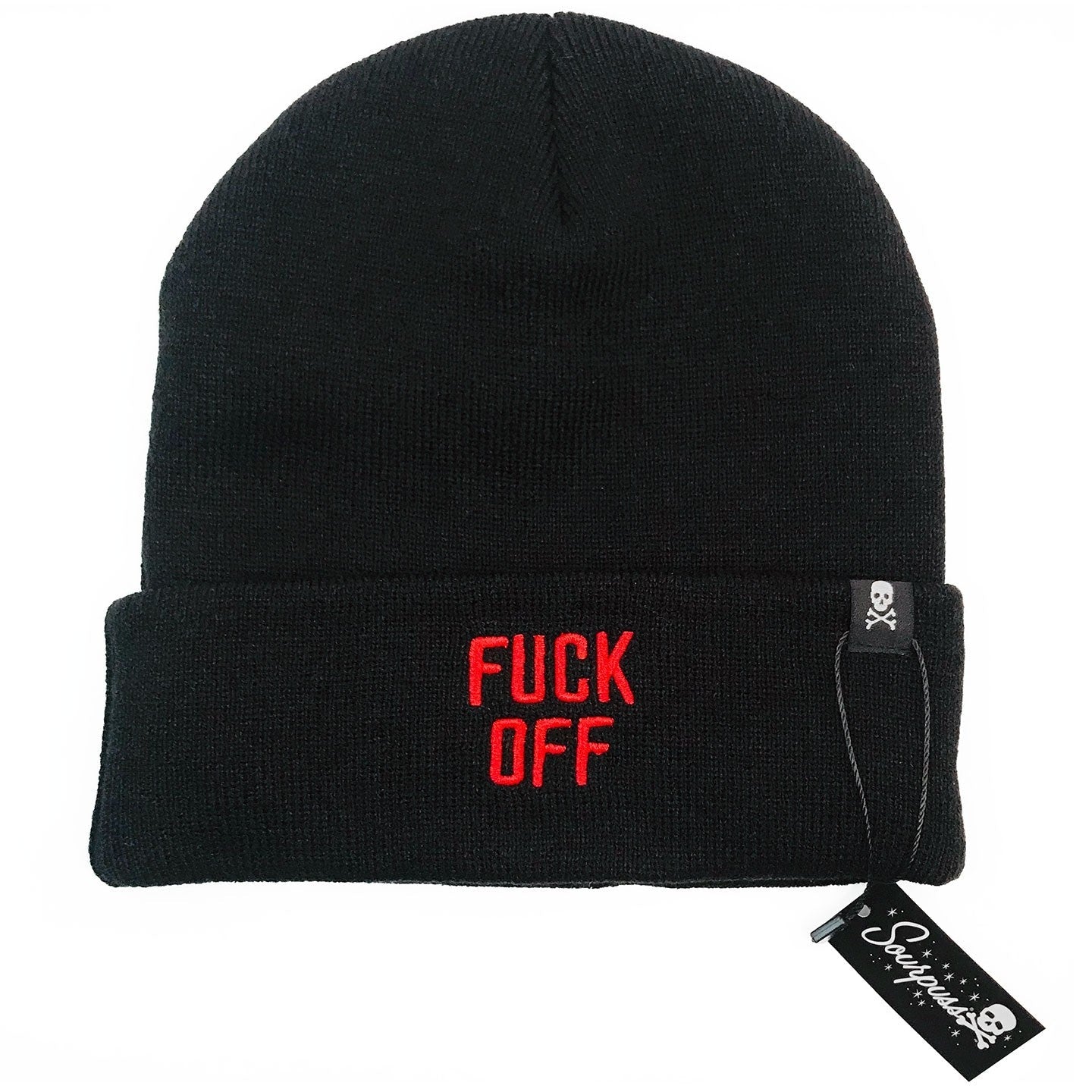 Sourpuss F*CK OFF Womens Beanie Scarlett Dawn
