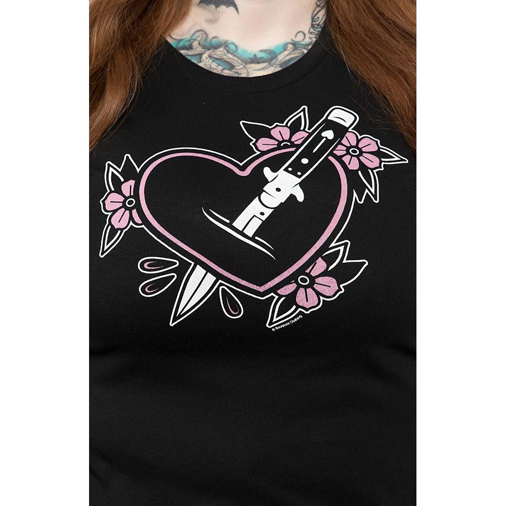 Feelin' Stabby Womens Top-Womens Tops-Scarlett Dawn