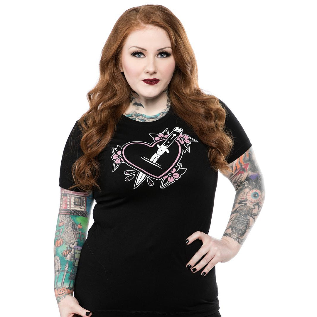 Feelin' Stabby Womens Top-Womens Tops-Scarlett Dawn