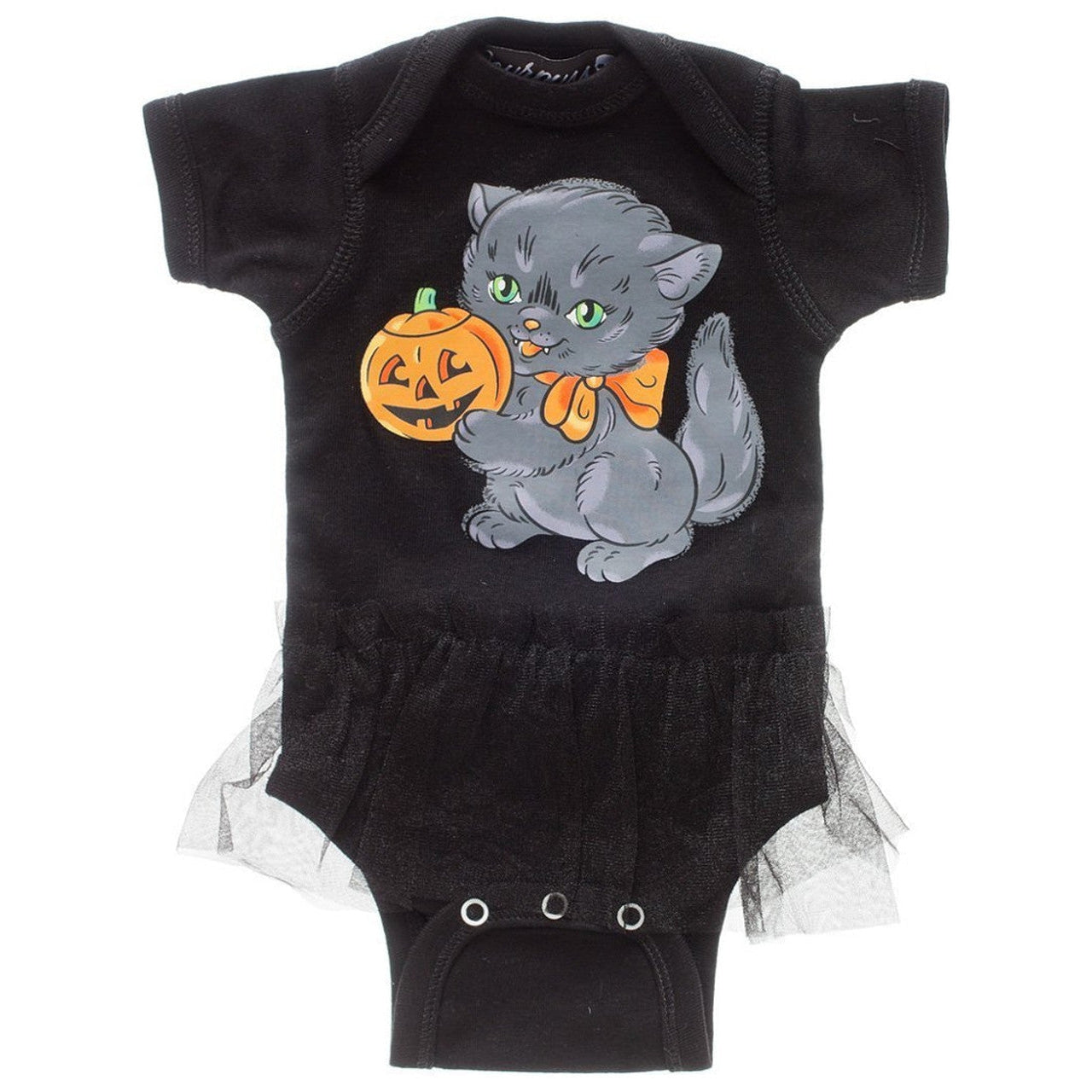 Feline Spooky Girls Baby Tutu Romper-Baby, Toddler And Kids-Scarlett Dawn