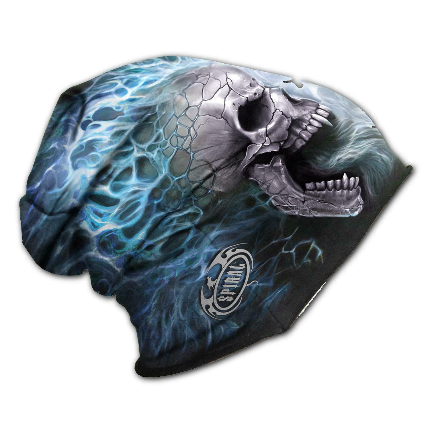 Flaming Spine Mens Beanie-Mens Beanies, Hats & Snapback Caps-Scarlett Dawn