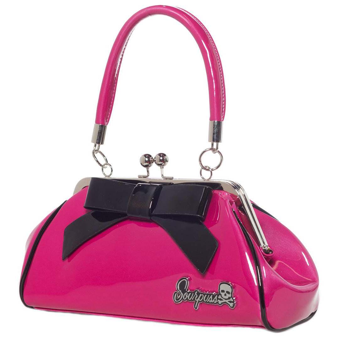 Floozy Pink Leopard Lining Purse-Womens Handbags, Purses &amp; Wallets-Scarlett Dawn