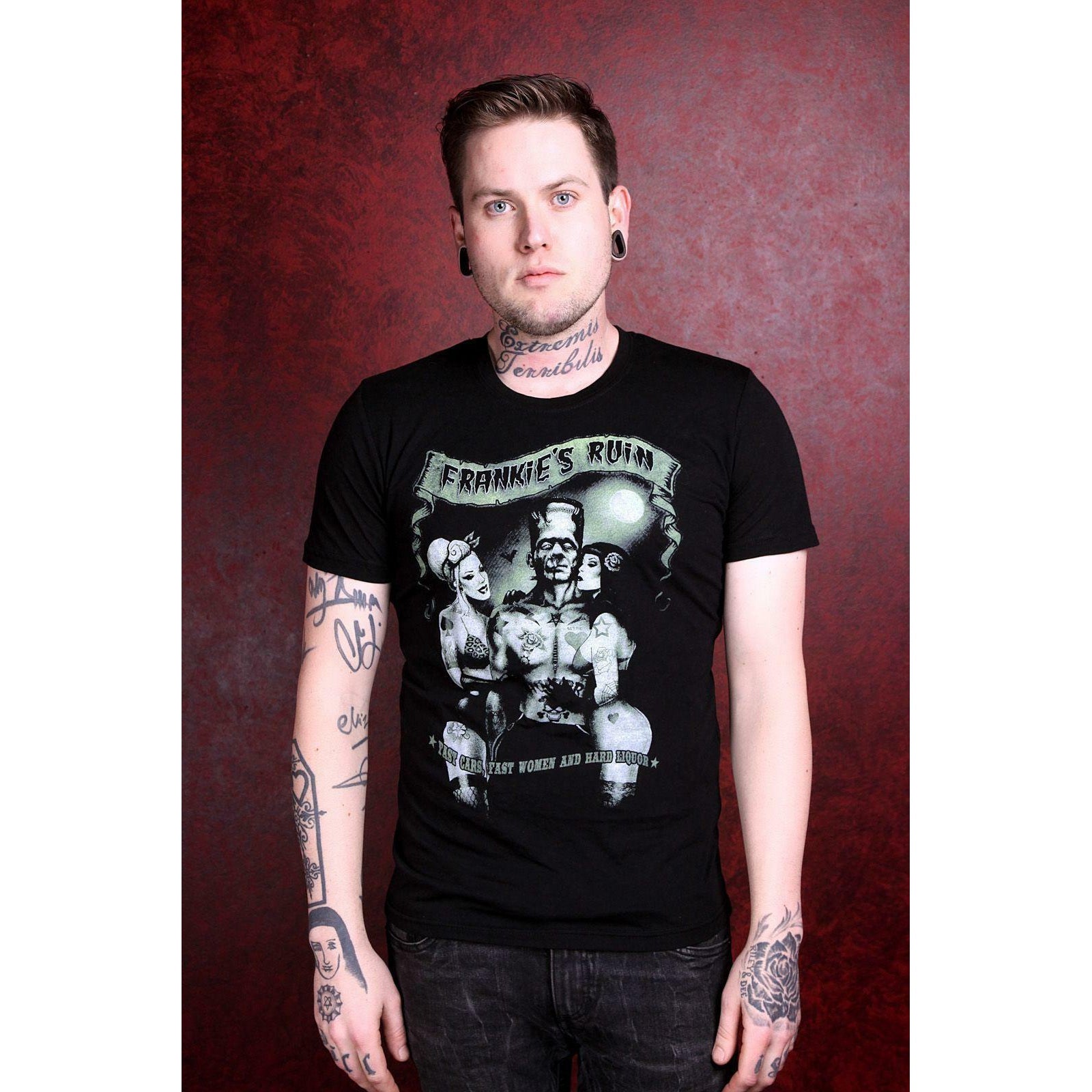 Frankies Ruin Mens T-Shirt-Mens T-Shirts & Tanks-Scarlett Dawn