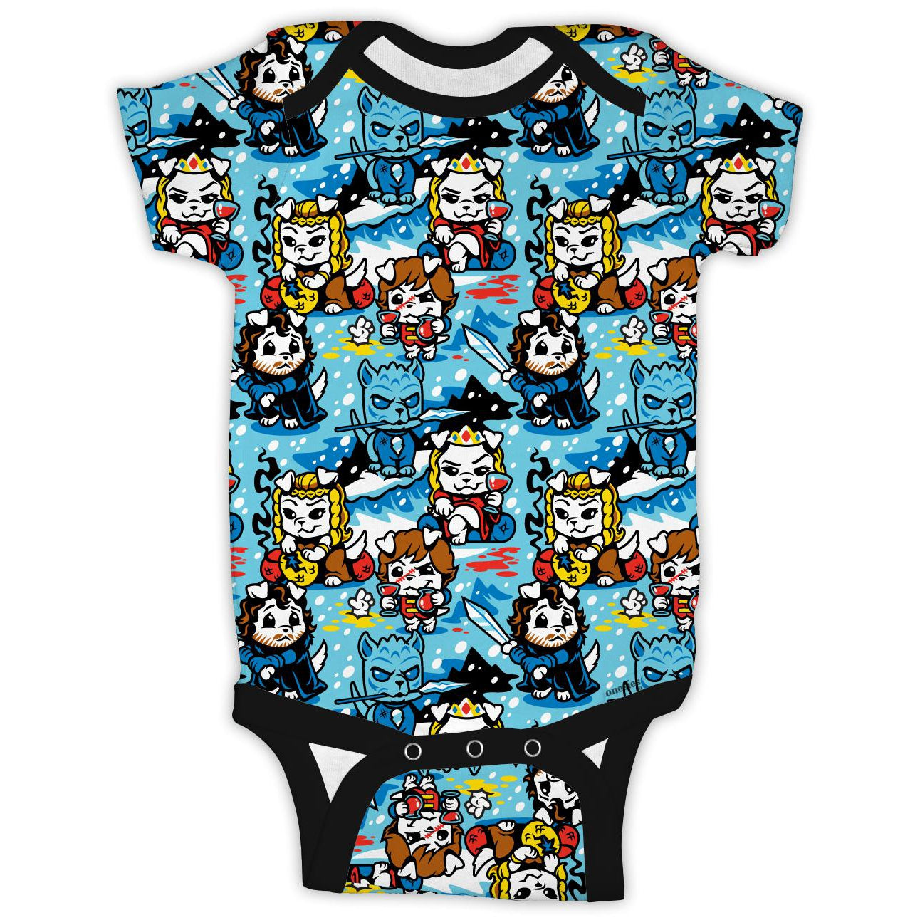 Game Of Bones Baby Romper-Baby, Toddler And Kids-Scarlett Dawn