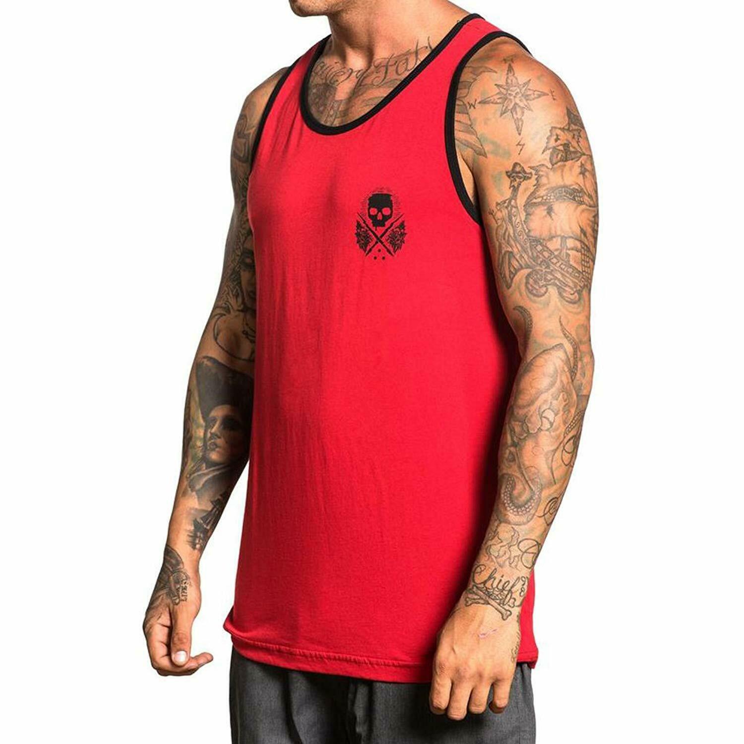 Glitch Premium Fit Mens Tank-Mens T-Shirts & Tanks-Scarlett Dawn