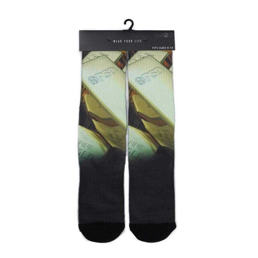 Gold Bar Socks-Mens Socks-Scarlett Dawn