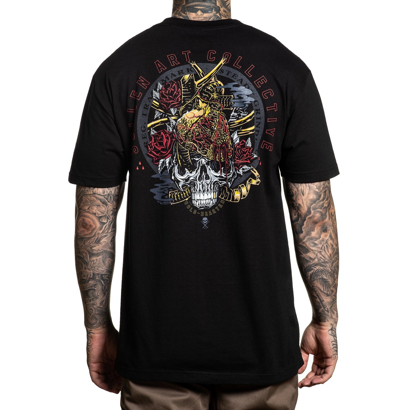 Gold Hearted Standard Fit Mens T-Shirt-Mens T-Shirts & Tanks-Scarlett Dawn