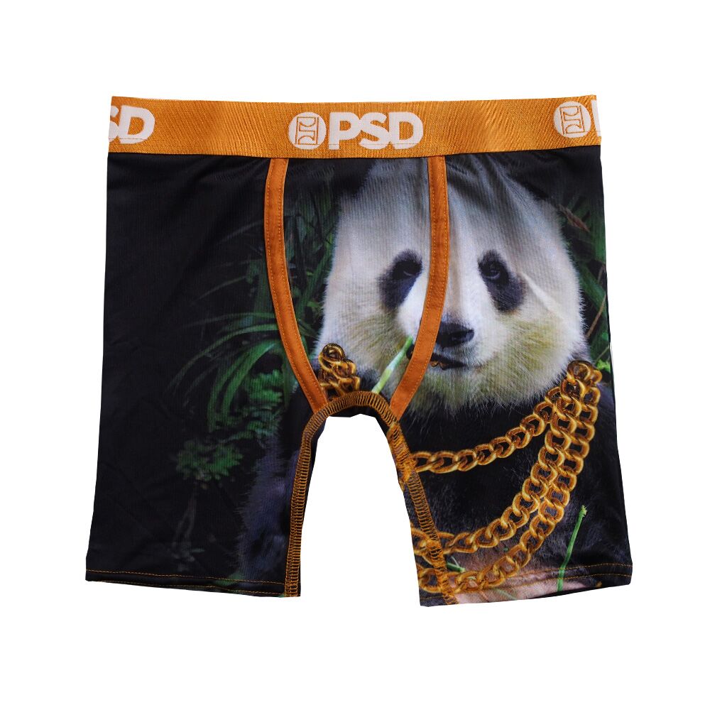 PSD Underwear, Gold Panda, Youth Boxer Briefs