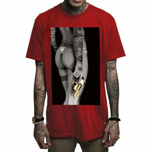 Goldie Red Mens T-Shirt-Mens T-Shirts & Tanks-Scarlett Dawn