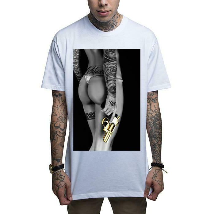 Goldie White Mens T-Shirt-Mens T-Shirts & Tanks-Scarlett Dawn