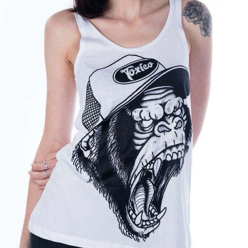 Gorilla Tunic Vest Womens Tank Top-Womens Tops-Scarlett Dawn