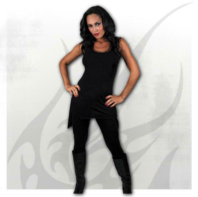 Gothic Elegance Goth Bottom Camisole Womens Dress-Womens Dresses-Scarlett Dawn