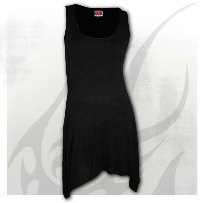 Gothic Elegance Goth Bottom Camisole Womens Dress-Womens Dresses-Scarlett Dawn