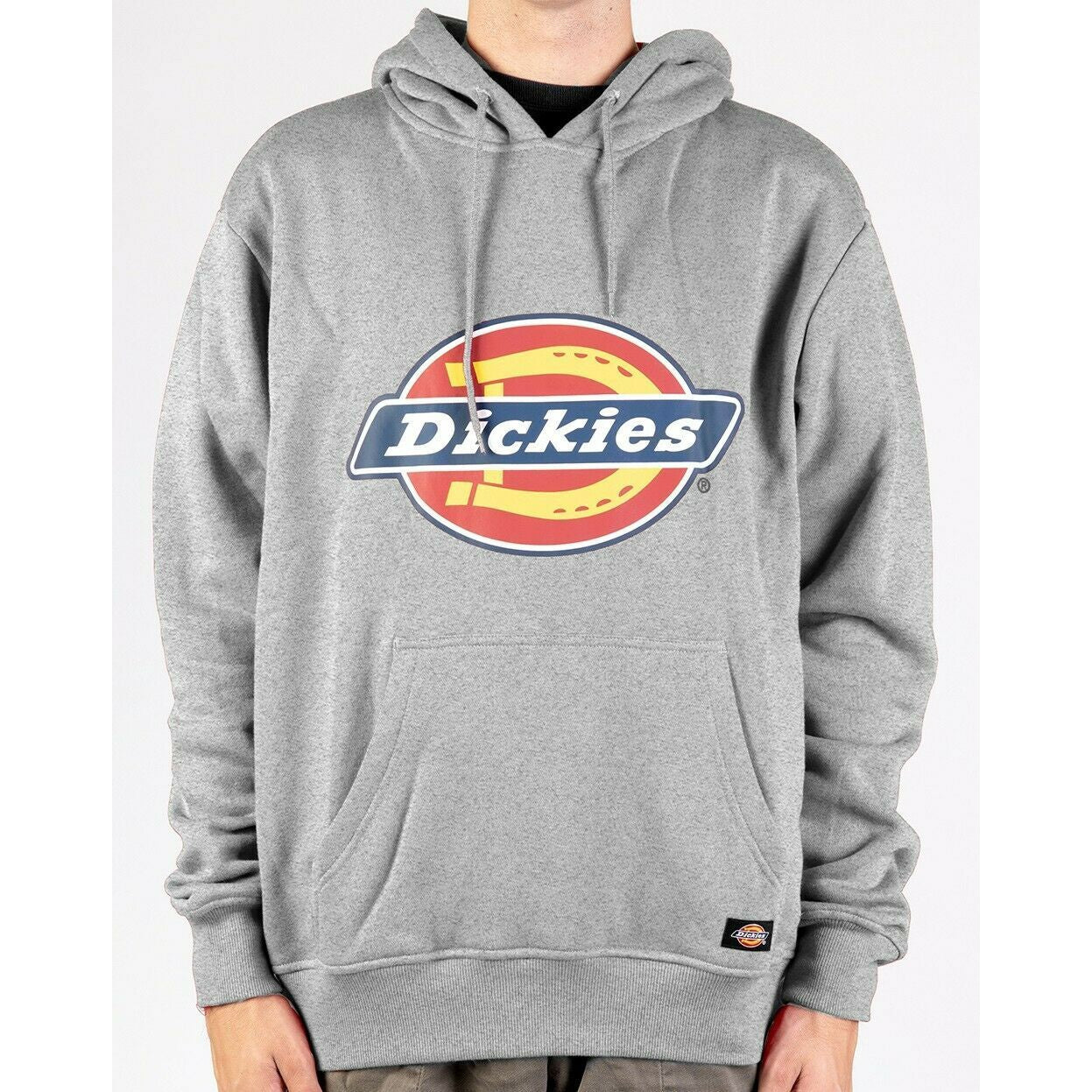 H.S CLASSIC Grey Mens Pullover Hoodie-Mens Jumpers, Hoodies & Long Sleeves-Scarlett Dawn