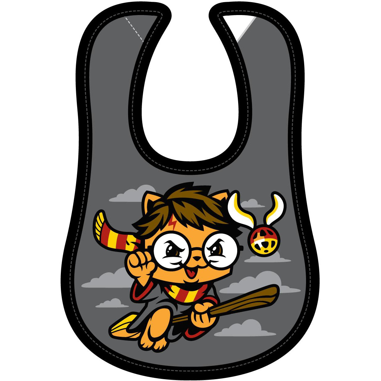 Hairy Pawter Baby Bib-Baby, Toddler And Kids-Scarlett Dawn