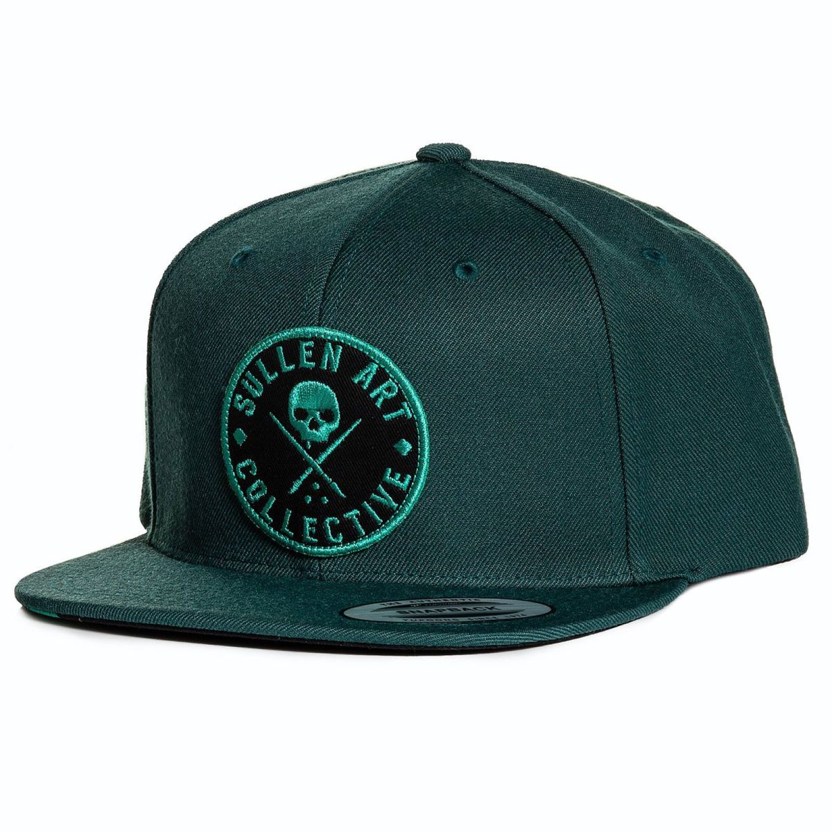 Hallmark Teal Snapback Cap-Mens Beanies, Hats & Snapback Caps-Scarlett Dawn