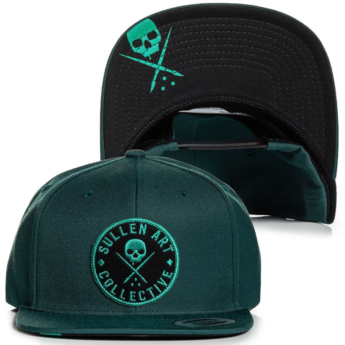 Hallmark Teal Snapback Cap-Mens Beanies, Hats & Snapback Caps-Scarlett Dawn