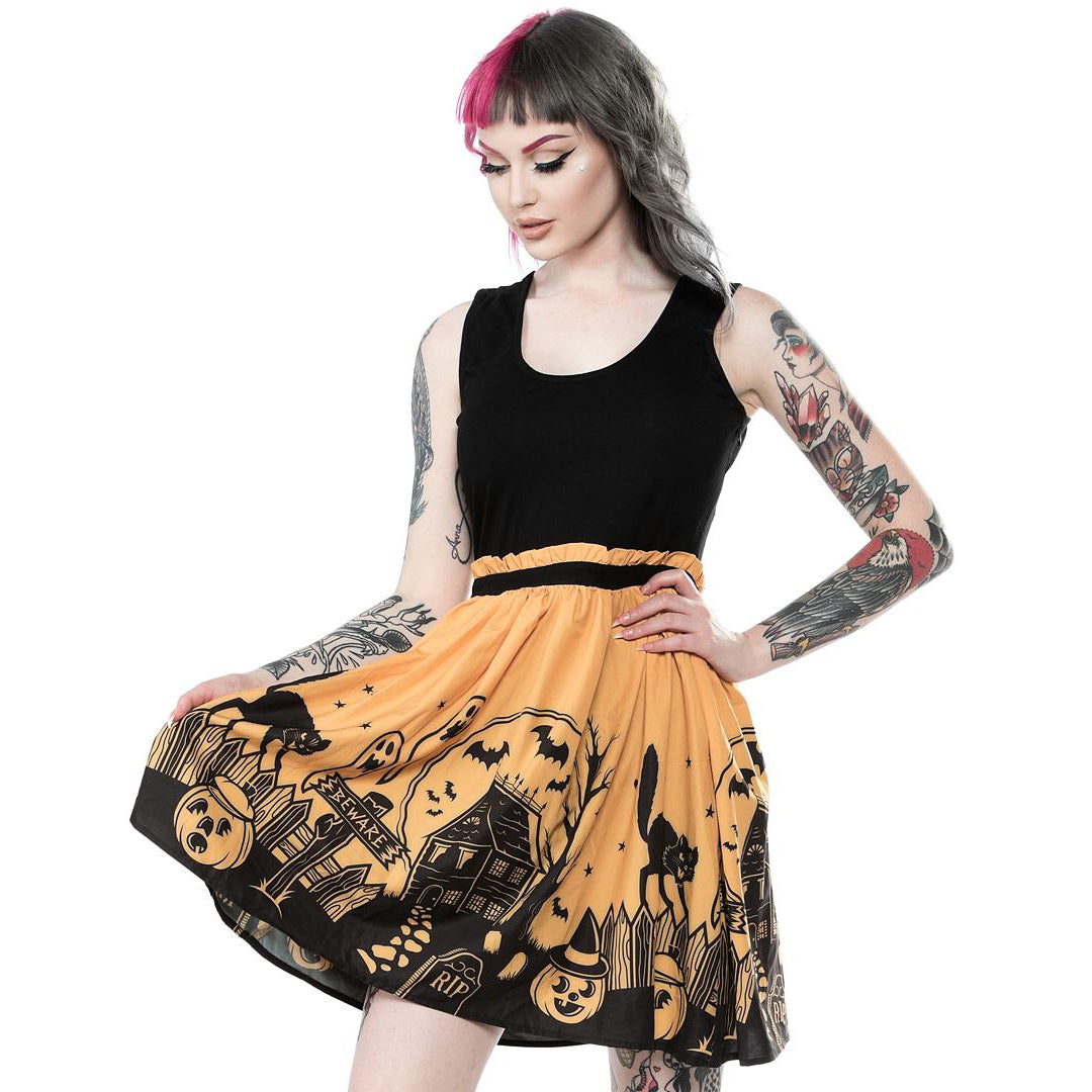 Haunted House Dress-Womens Tops-Scarlett Dawn
