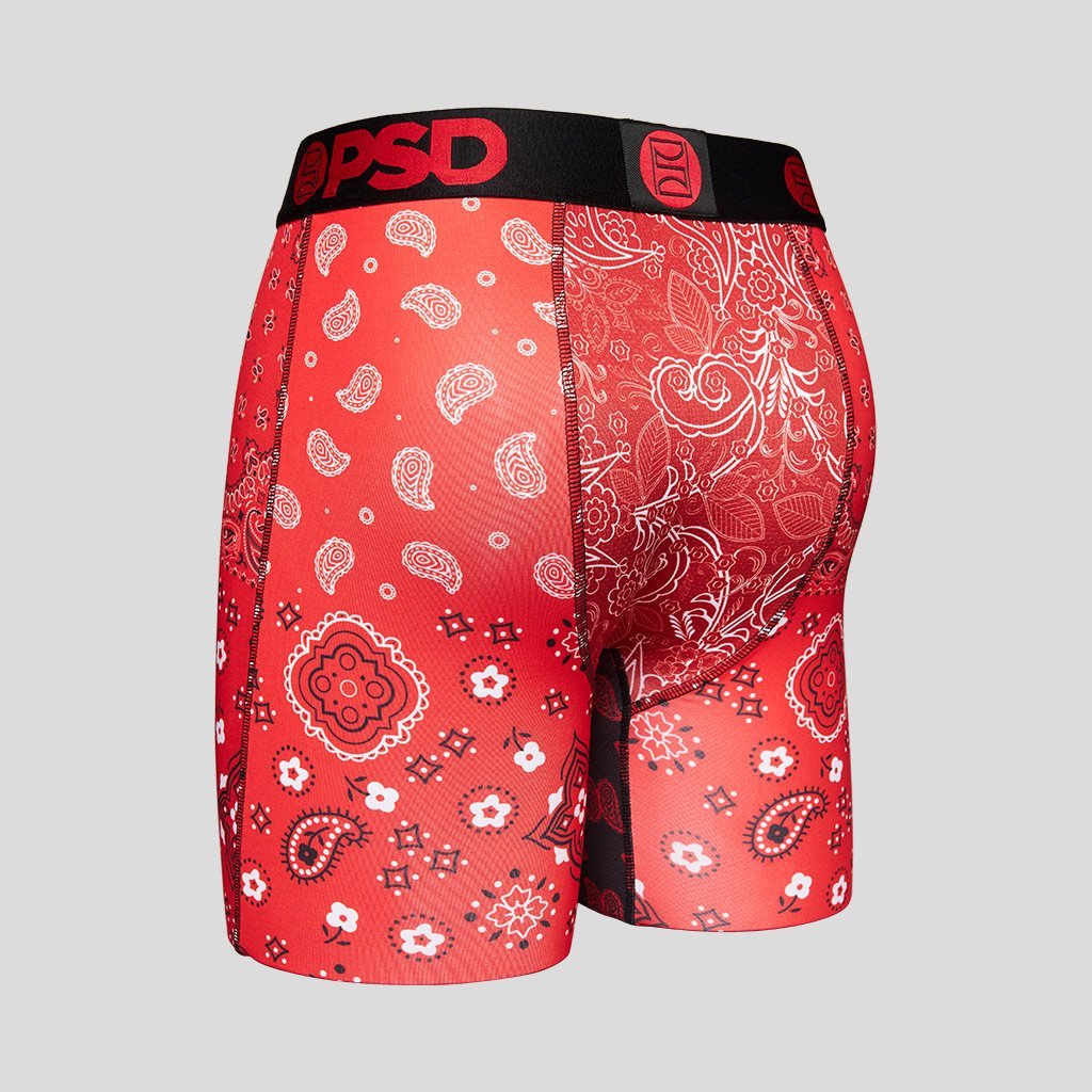 Hype Red Bandana Boxer Briefs-Mens Underwear-Scarlett Dawn