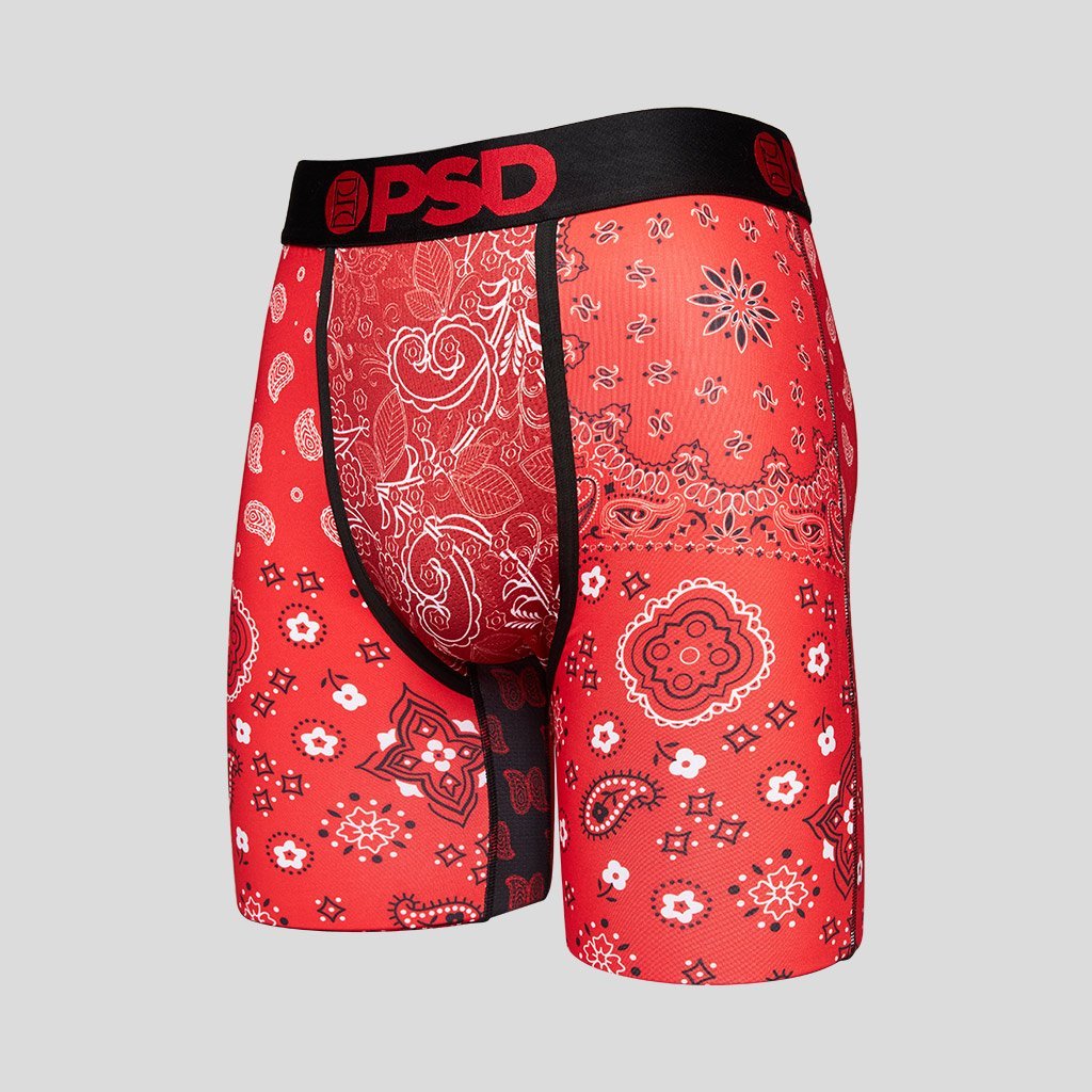 Hype Red Bandana Boxer Briefs-Mens Underwear-Scarlett Dawn