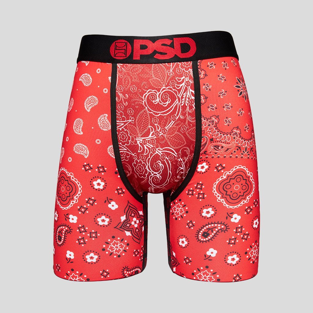 Hype Red Bandana Boxer Briefs-Mens Underwear-Scarlett Dawn