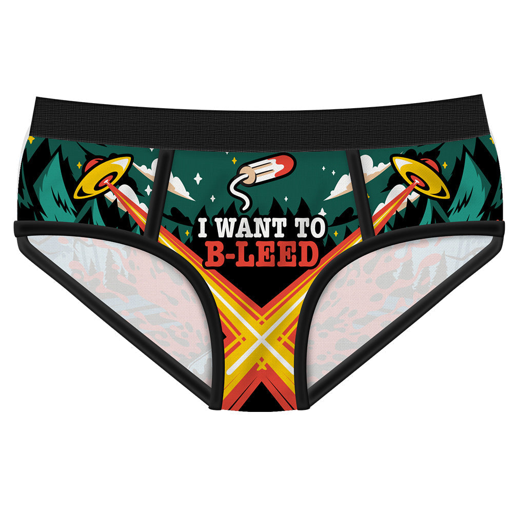 I want to B-LEED Period Panties-Womens Underwear-Scarlett Dawn