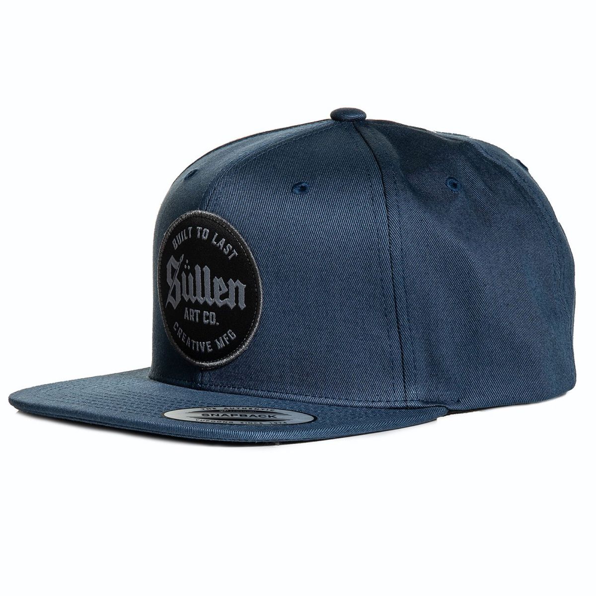 Industry Blue Snapback Cap-Mens Beanies, Hats & Snapback Caps-Scarlett Dawn