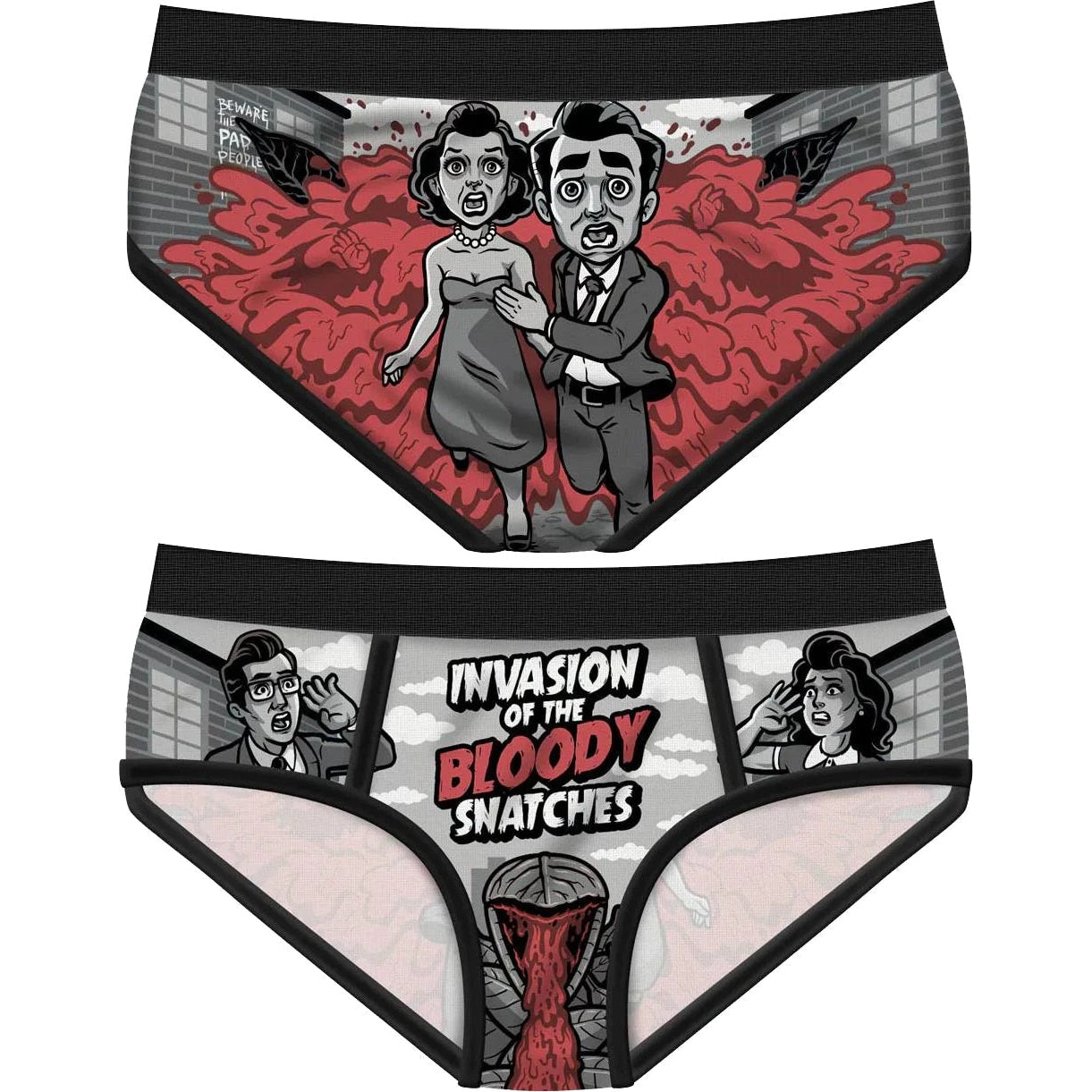 Invasion Of The Bloody Snatches Period Panties-Womens Underwear-Scarlett Dawn