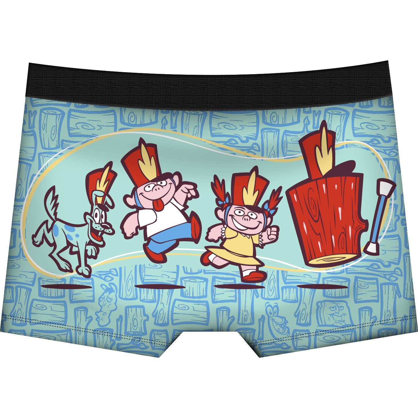 It's Log! It's Log! Mens Trunks-Mens Underwear-Scarlett Dawn