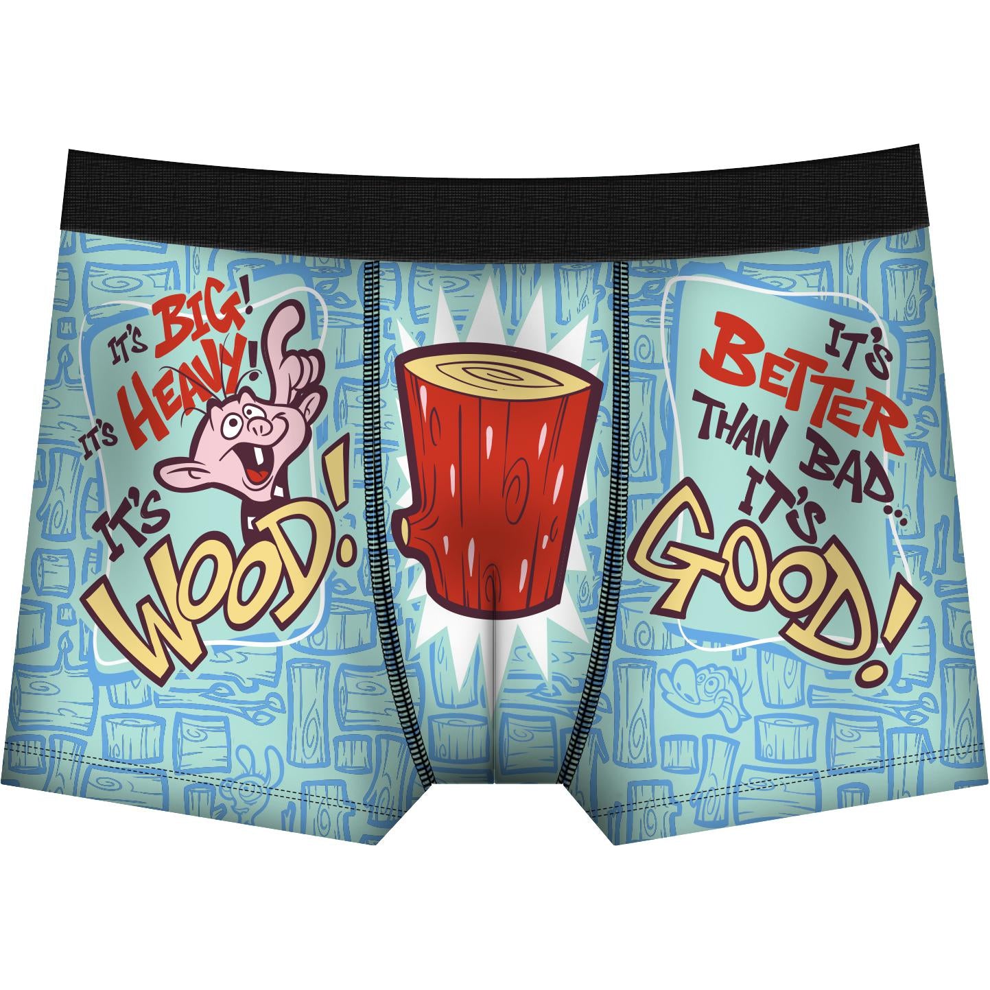 It's Log! It's Log! Mens Trunks-Mens Underwear-Scarlett Dawn