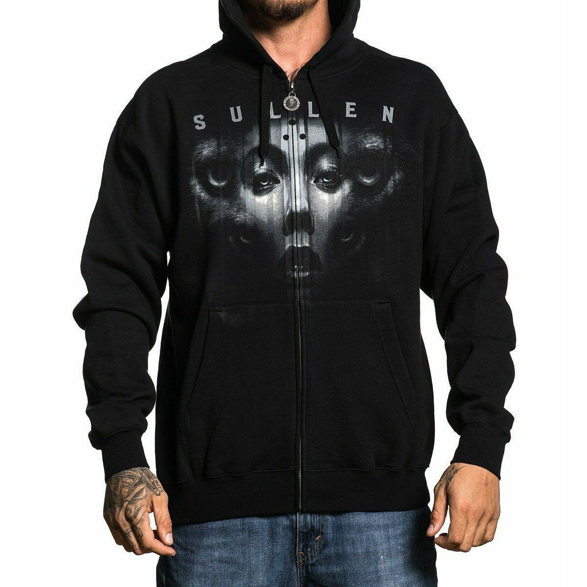 Jak Connolly Mens Zipped Hoodie-Mens Jumpers, Hoodies & Long Sleeves-Scarlett Dawn
