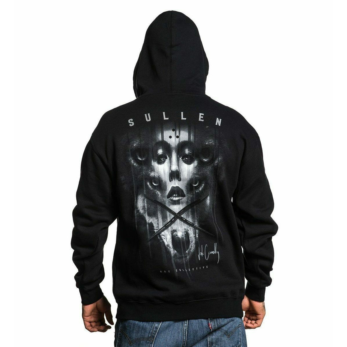 Jak Connolly Mens Zipped Hoodie-Mens Jumpers, Hoodies & Long Sleeves-Scarlett Dawn