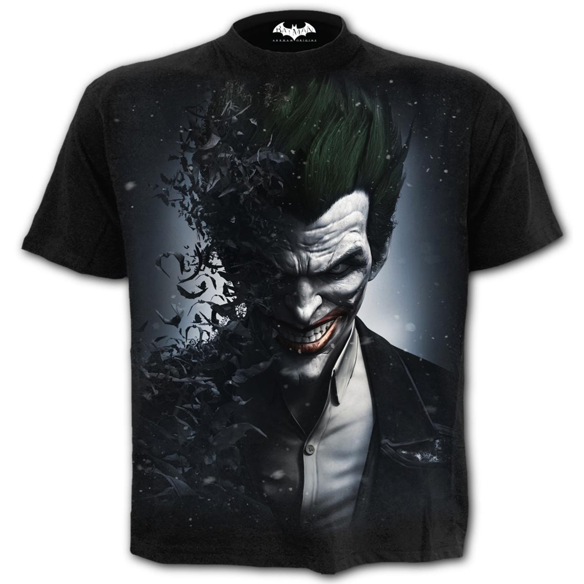 Joker Arkham Origins Black Mens T-Shirt-Mens T-Shirts &amp; Tanks-Scarlett Dawn