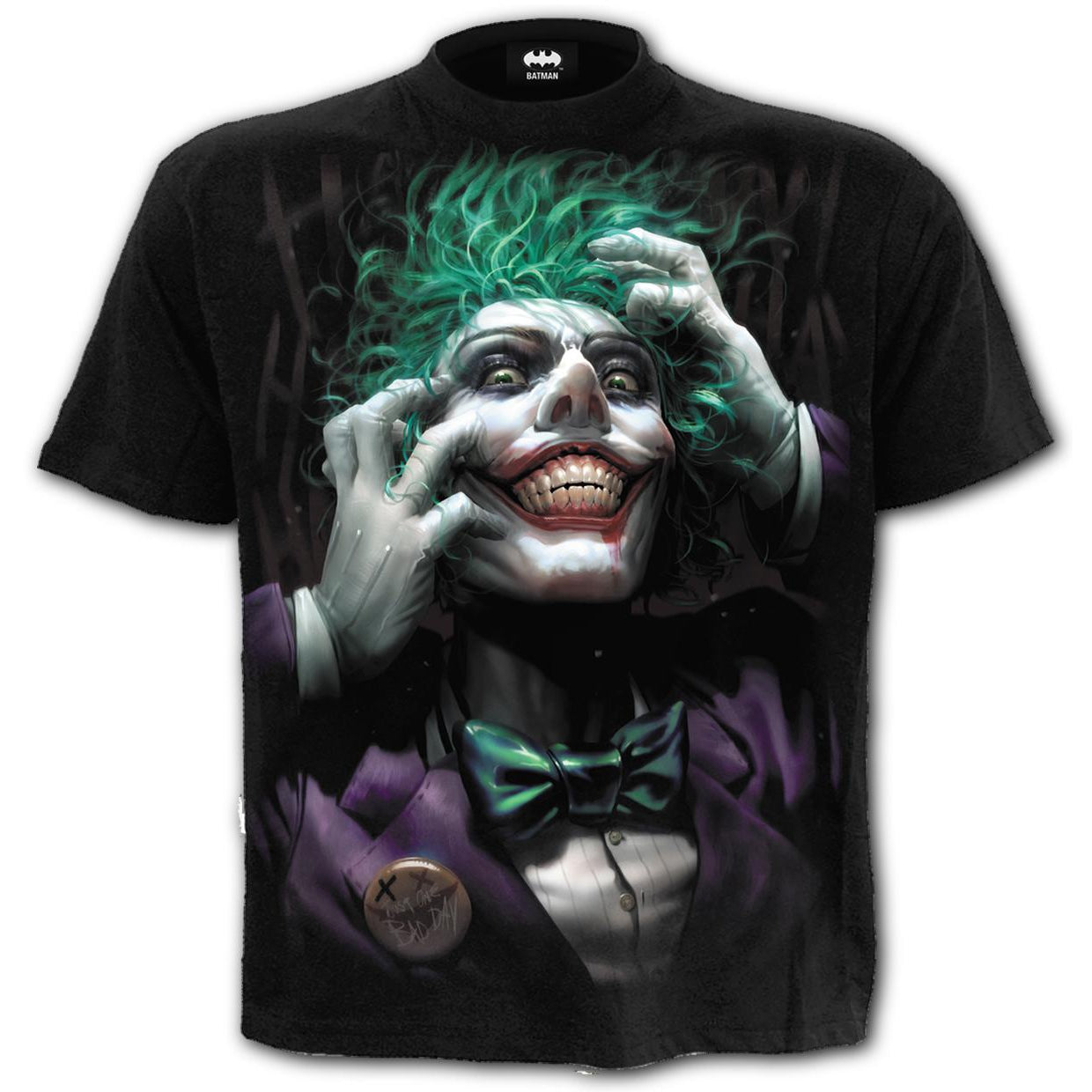 Joker Freak Black Mens T-Shirt-Mens T-Shirts & Tanks-Scarlett Dawn