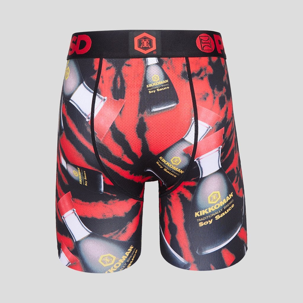 Kikkoman Bottles Boxer Briefs-Mens Underwear-Scarlett Dawn
