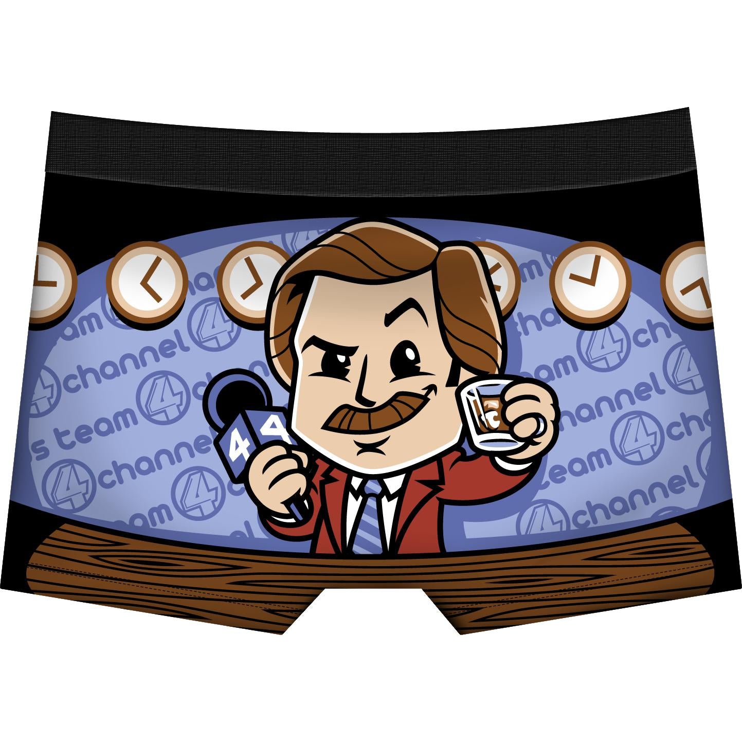 Kind Of A Big Deal Mens Trunks-Mens Underwear-Scarlett Dawn