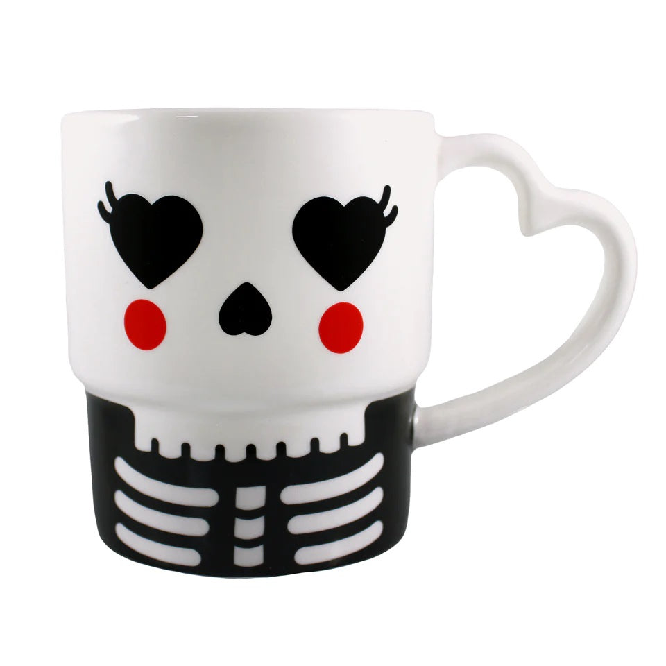 Lady Skull Mug-Cups & Mugs-Scarlett Dawn