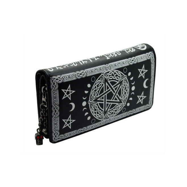 Last Hope Of Misery B & W Womens Wallet-Womens Handbags, Purses & Wallets-Scarlett Dawn