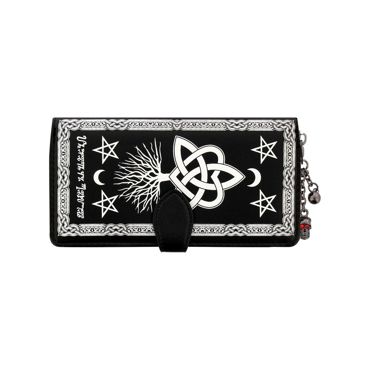 Last Hope Of Misery B & W Womens Wallet-Womens Handbags, Purses & Wallets-Scarlett Dawn