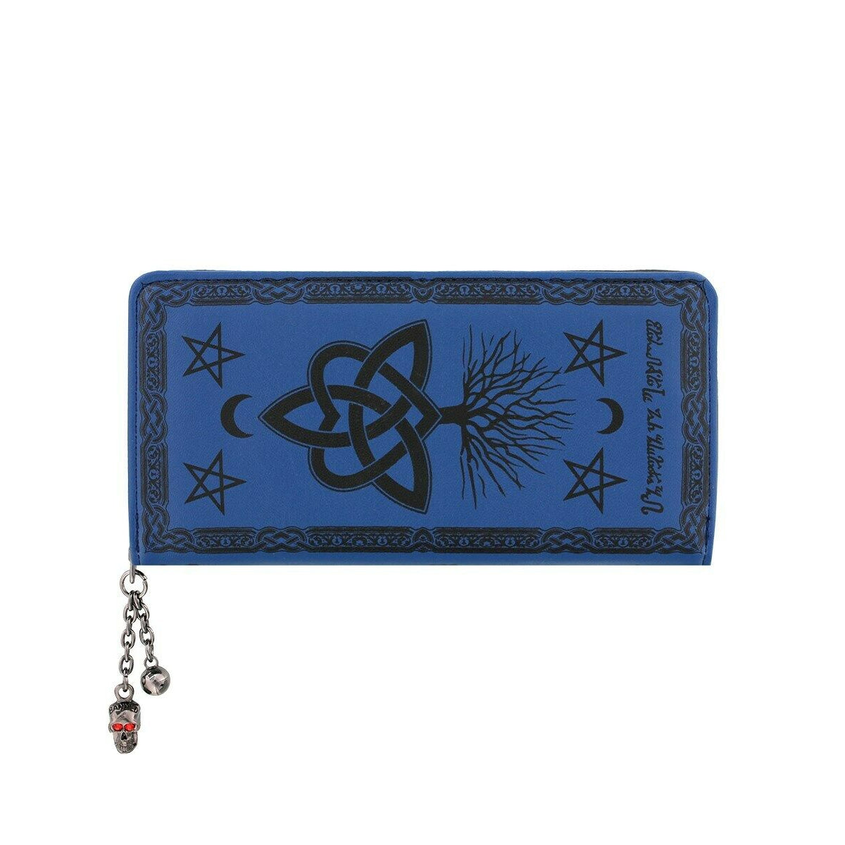 Last Hope Of Misery Blue Womens Wallet-Womens Handbags, Purses & Wallets-Scarlett Dawn