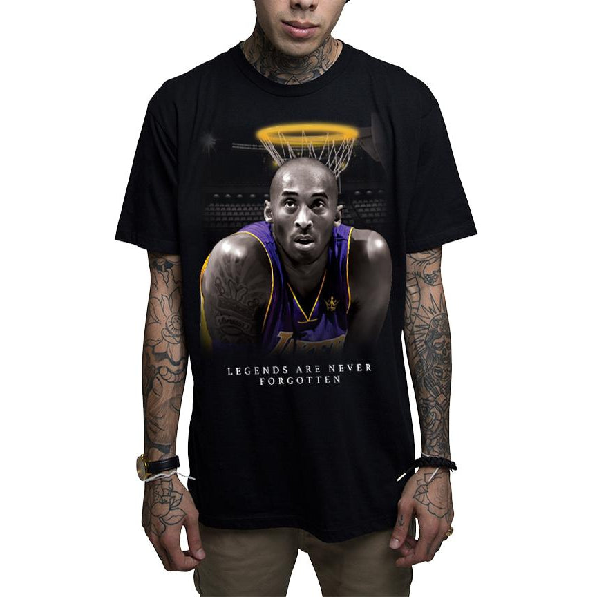 Legend Kobe Bryant Black Mens T-Shirt-Mens T-Shirts & Tanks-Scarlett Dawn