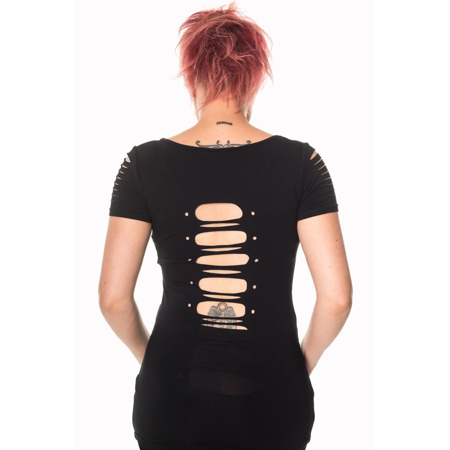 Lexie Skull Womens Top-Womens Tops-Scarlett Dawn