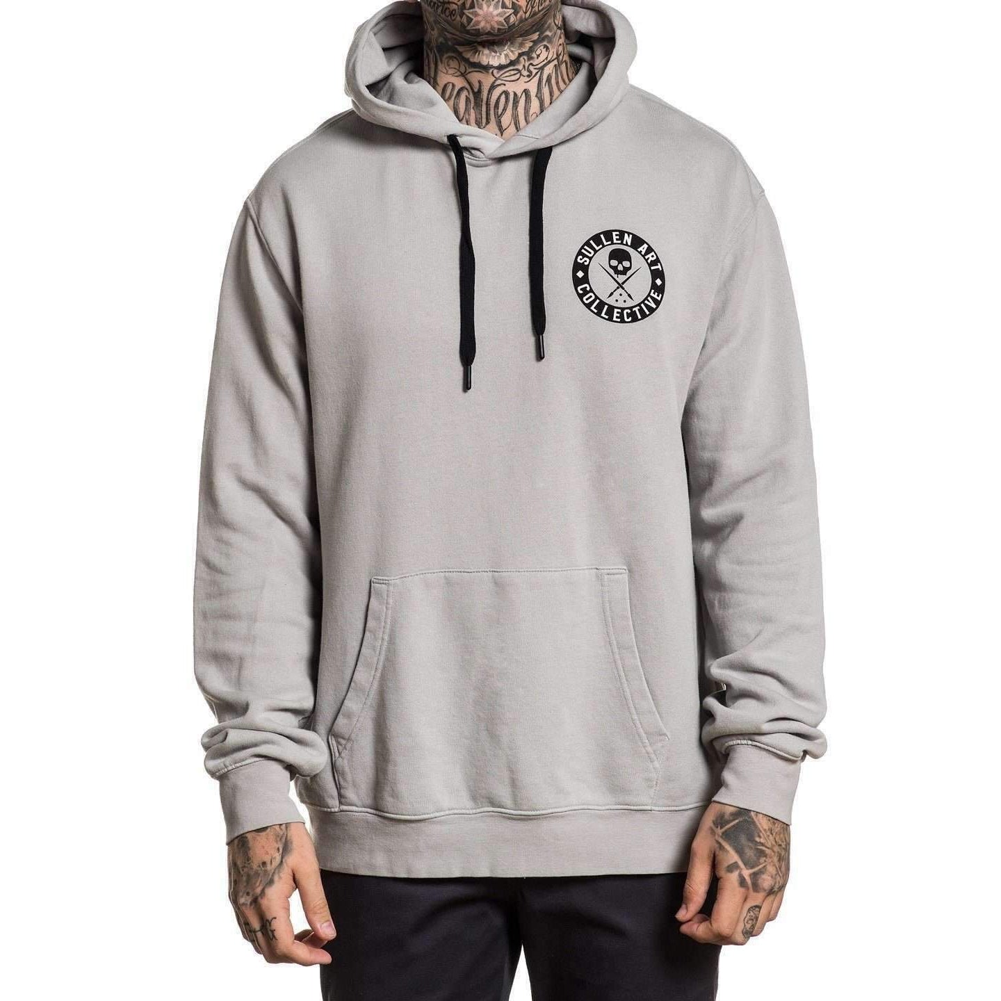 Limestone Mens Pullover Hoodie-Mens Jumpers, Hoodies & Long Sleeves-Scarlett Dawn