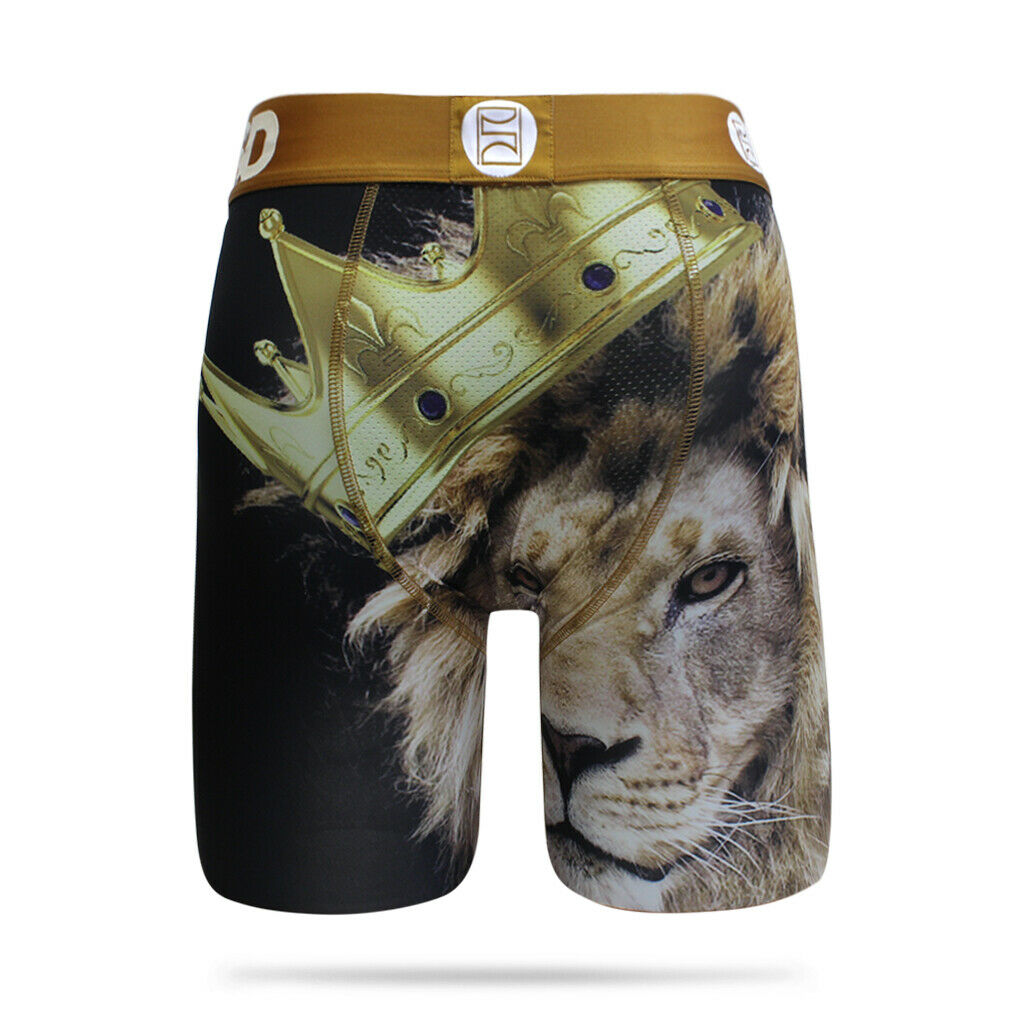 Lion King Boxer Briefs-Mens Underwear-Scarlett Dawn