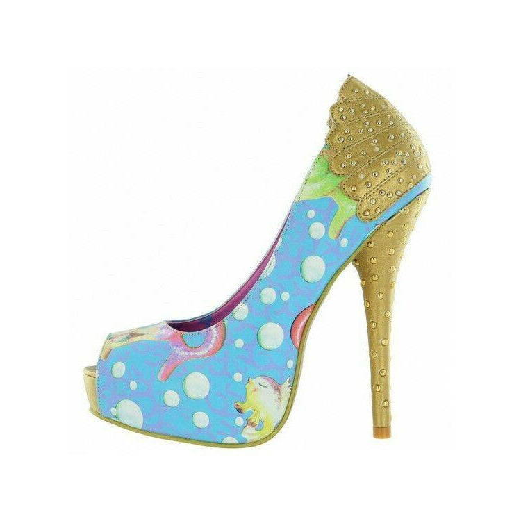 Lollipop Lorelei Peeptoe Platform Womens Heels-Womens Shoes-Scarlett Dawn