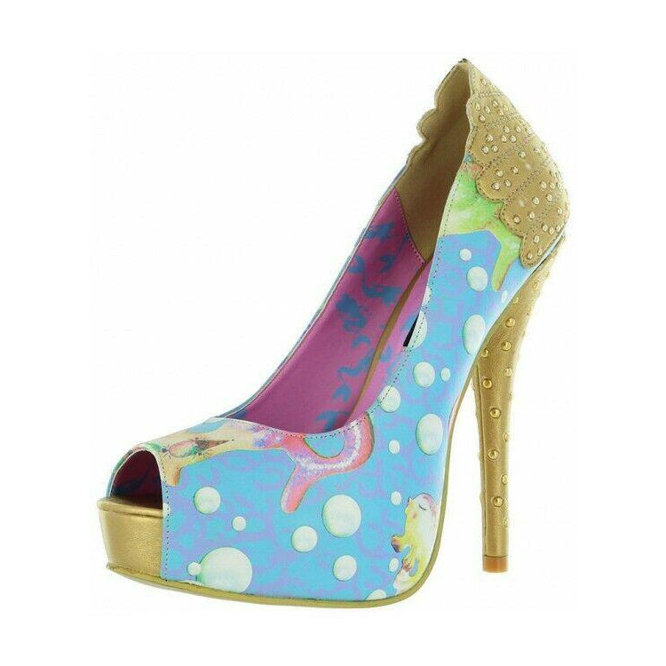 Lollipop Lorelei Peeptoe Platform Womens Heels-Womens Shoes-Scarlett Dawn