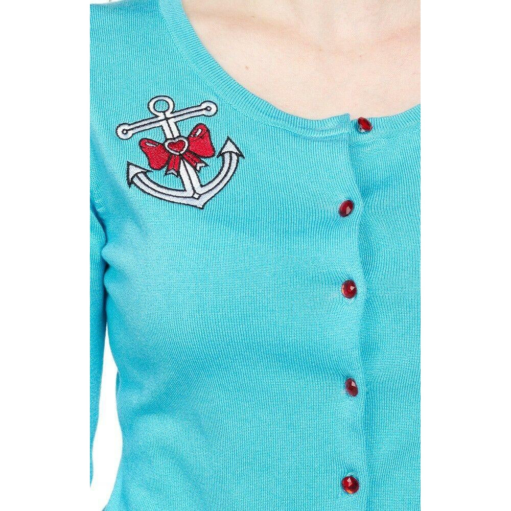 Lovely Anchor Cardigan-Womens Cardigans-Scarlett Dawn