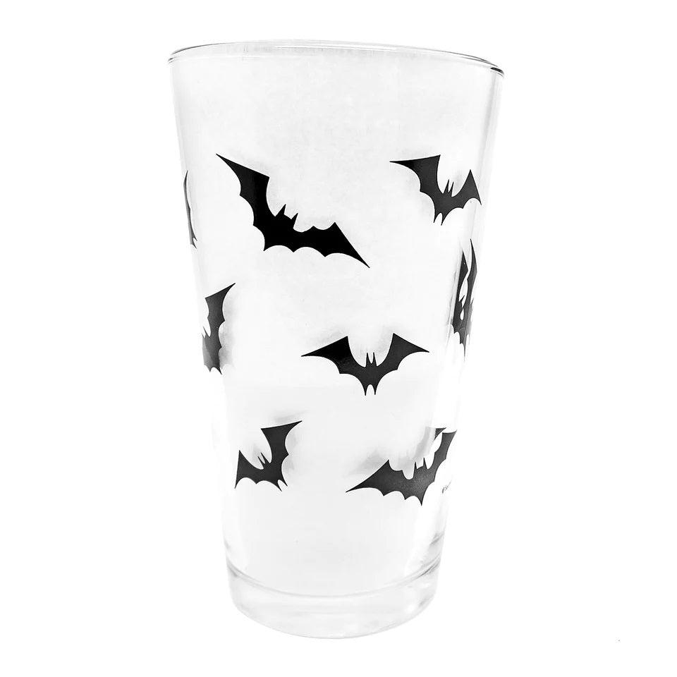 Luna Bats Pint Glass-Cups & Mugs-Scarlett Dawn