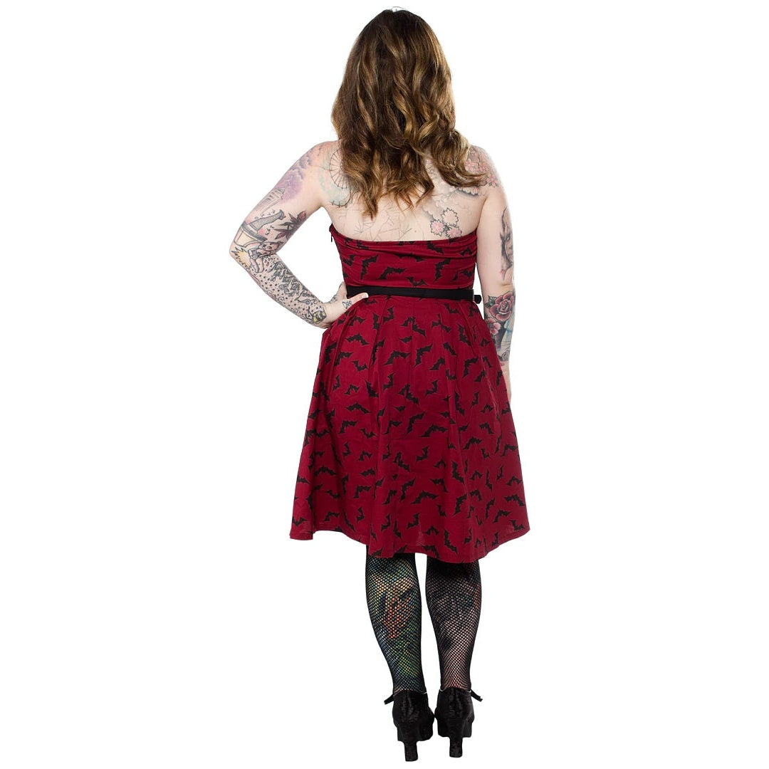 Luna Bats Spooksville Dress-Womens Dresses-Scarlett Dawn