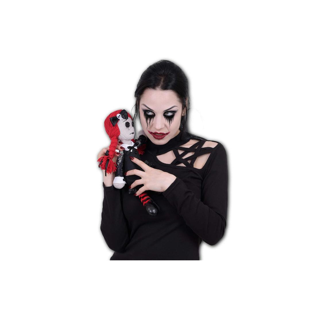 Luna The Goth Rag Doll Plush Toy-Plush Toys-Scarlett Dawn